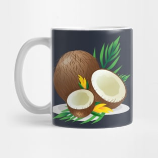 Coconut Illustration Hand Drawn Mug